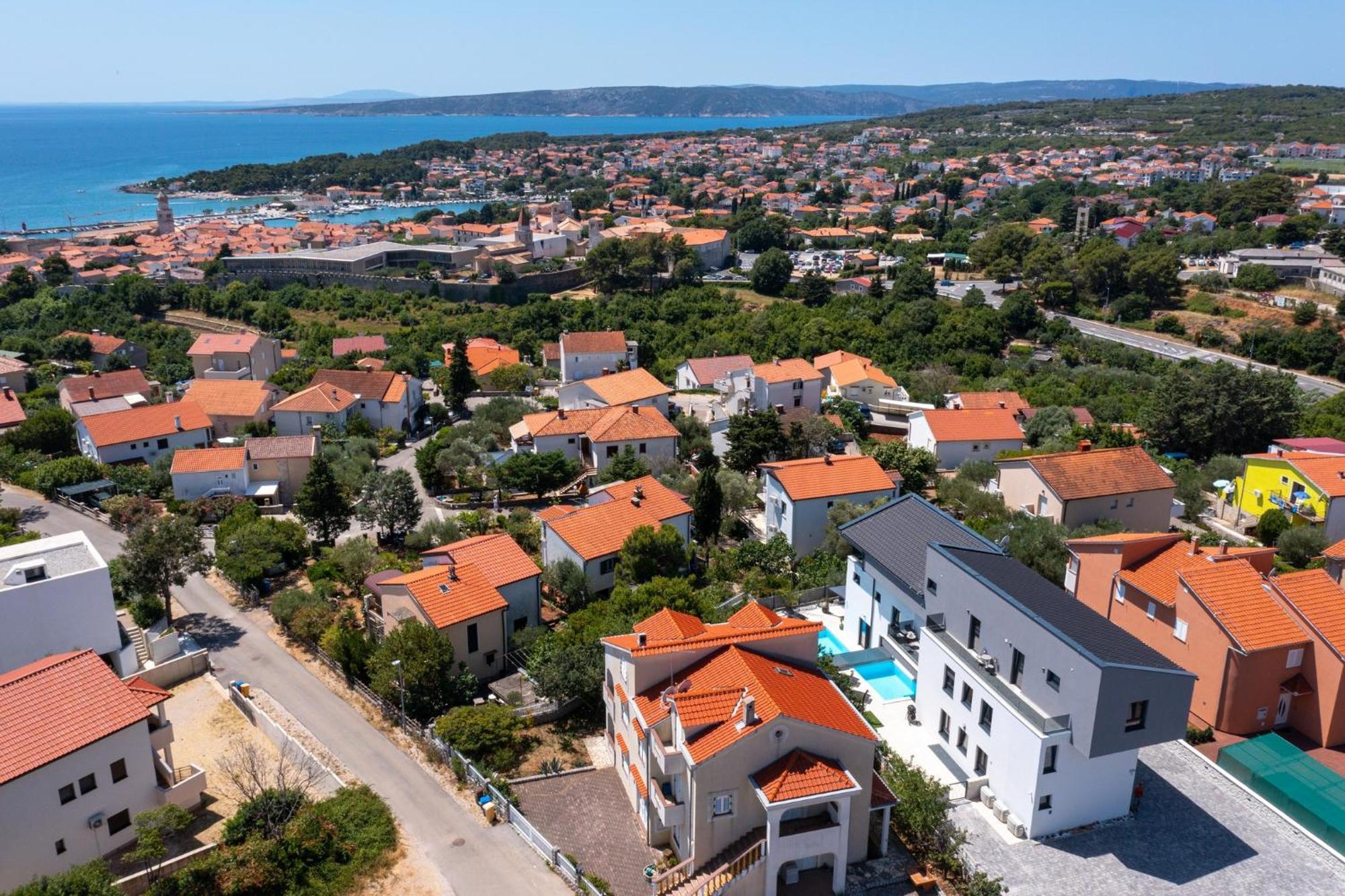 Luxury Villa Adria Apartments Krk Town Zewnętrze zdjęcie