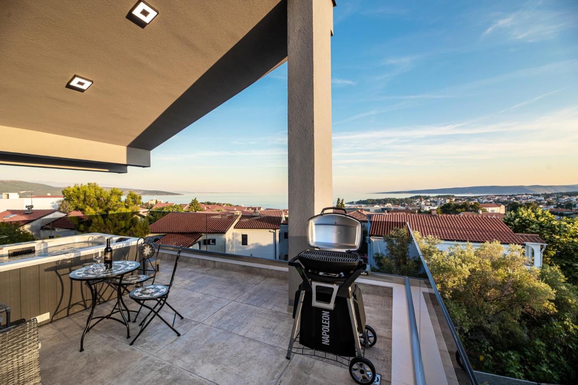 Luxury Villa Adria Apartments Krk Town Zewnętrze zdjęcie